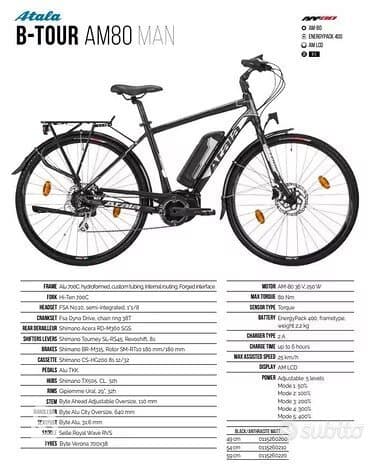 Atala B-TOUR AM80 MAN 2019