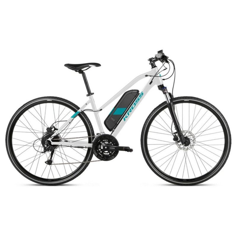 Kross Evado Hybrid 1.0 D white turquoise 2022