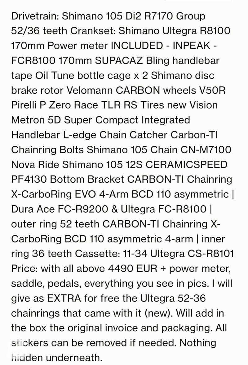 Bianchi Oltre Race 2024