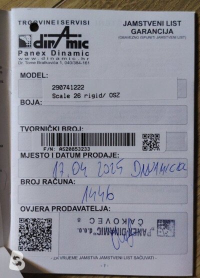 Scott Scale 26 Rigid 2025