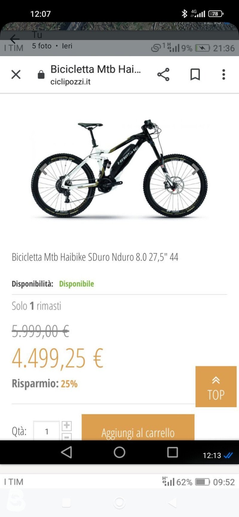 Haibike Sduro Nduro8.0 2017