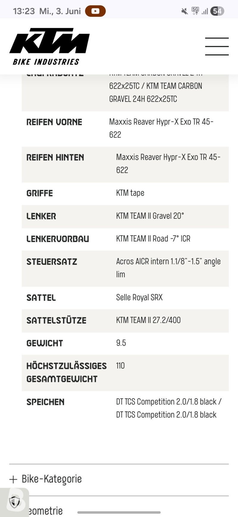 KTM Gravelator Elite 2026
