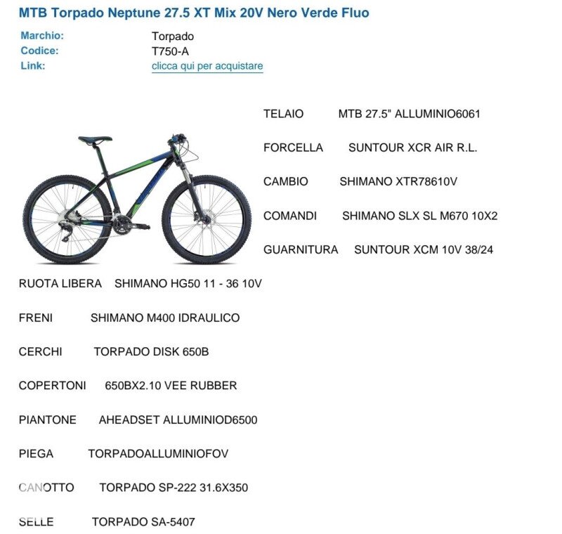 Torpado Neptune 650 B 27.5 2015