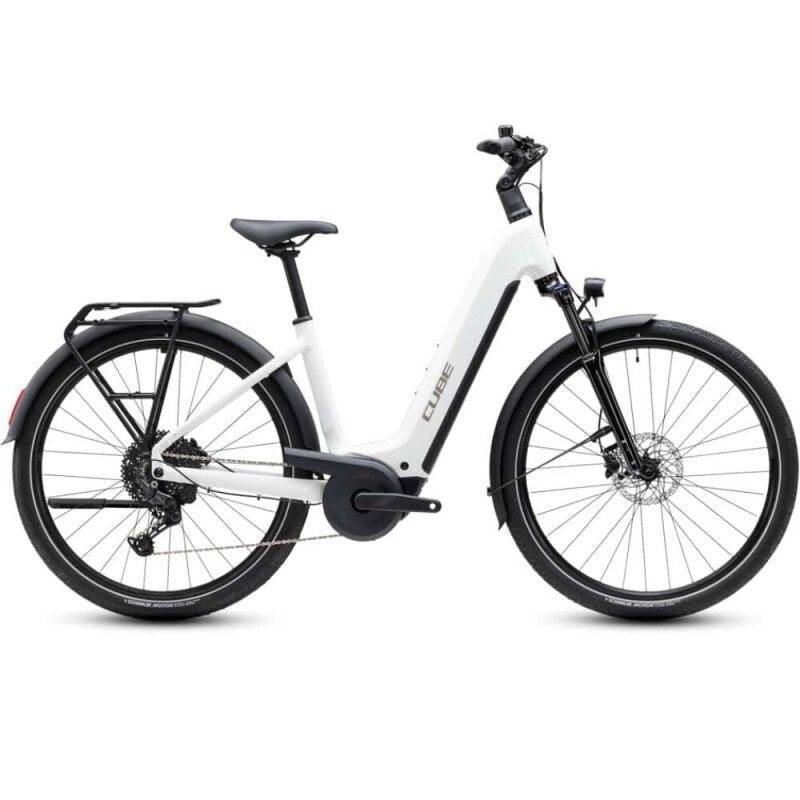 Cube Touring Hybrid ONE 600 metallicwhite´n´chrome Easy Entry 2027