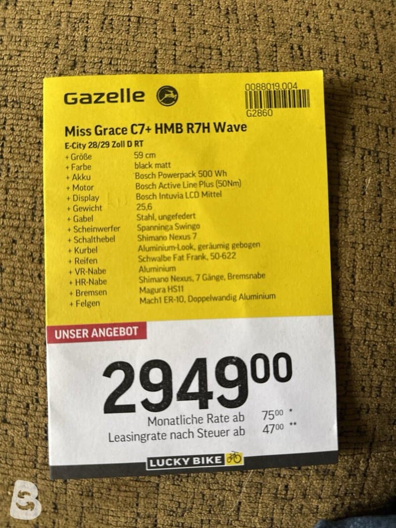 Gazelle Miss Grace C7+ HMB Low-Step 2024