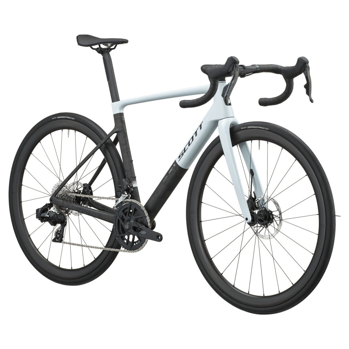 Scott Addict RC 25 cumulus white / carbon black 2027