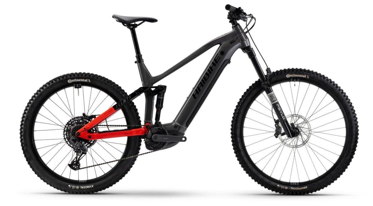 Haibike Allmtn 4 silver red black Ausstellungsrad 2026