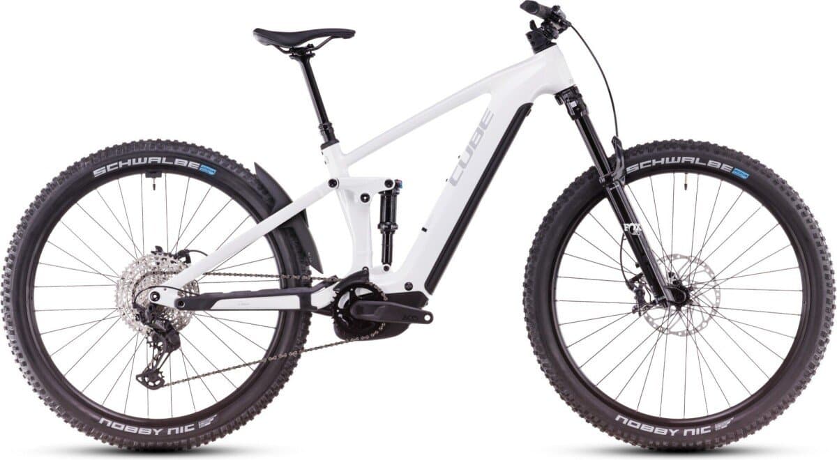 Cube Stereo Hybrid ONE44 EXC 800 metallicwhite´n´black 2025