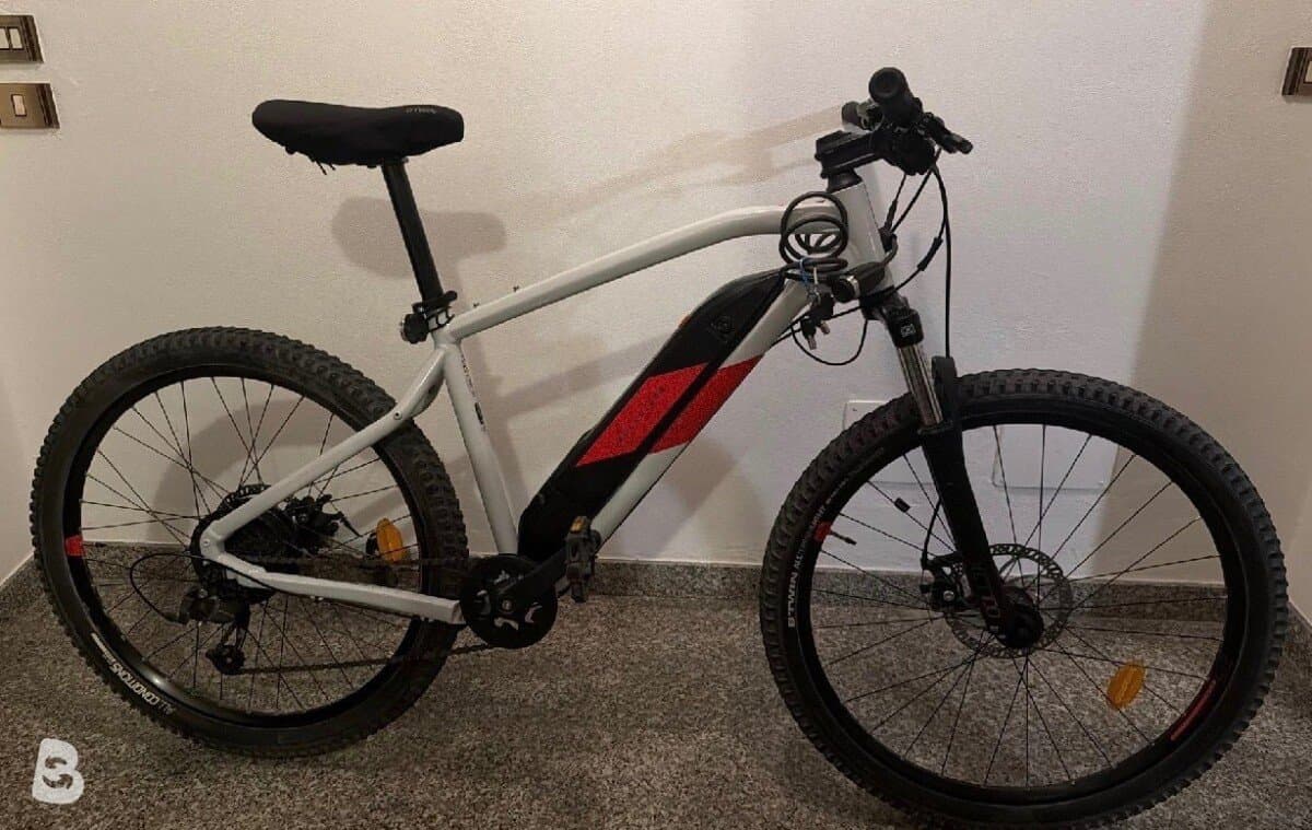 Rockrider Hardtail Electric Mountain Bike - 27.5" E-ST 100 2023