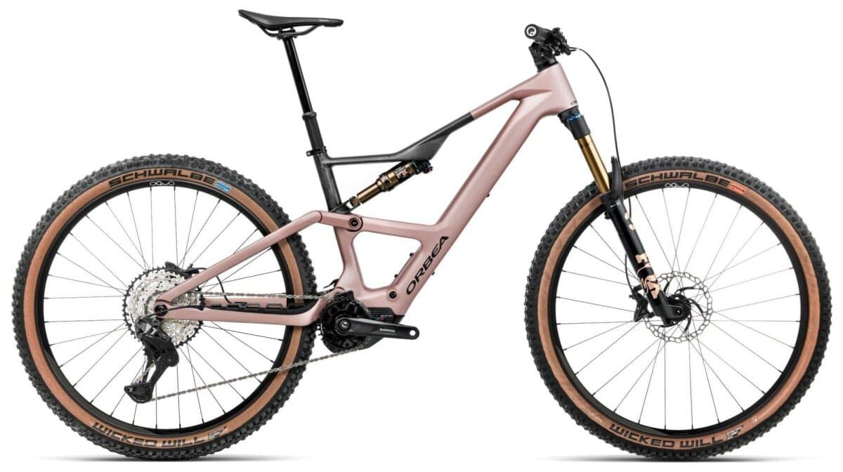 Orbea Rise SL M10 630Wh desert rose/carbon raw