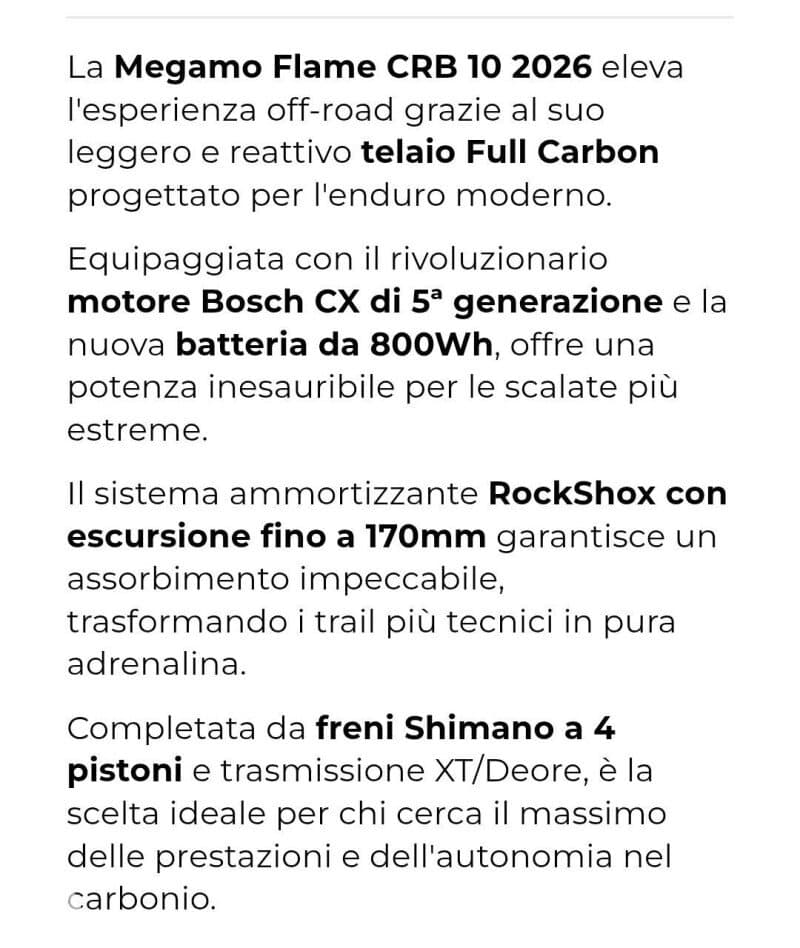 Megamo Flame Crb 10 2026 2026