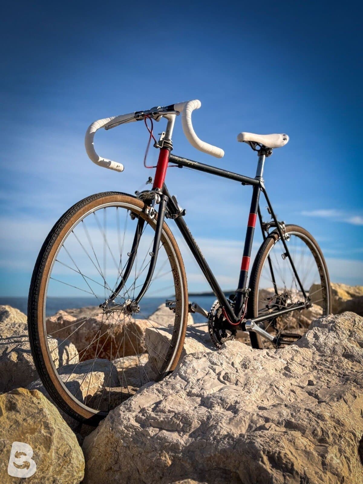 Motobecane Vélo route vintage / Vintage Road Bike – Taille L – Huret – Cadre acier 1980