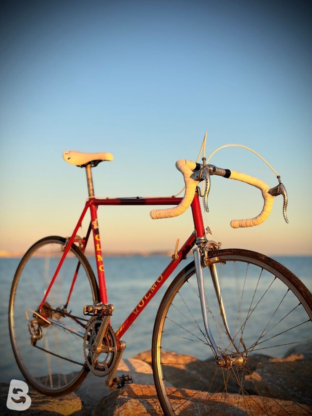 Olmo Vélo route vintage / Vintage Road Bike – Taille XL – Shimano 600 – Cadre acier 1980