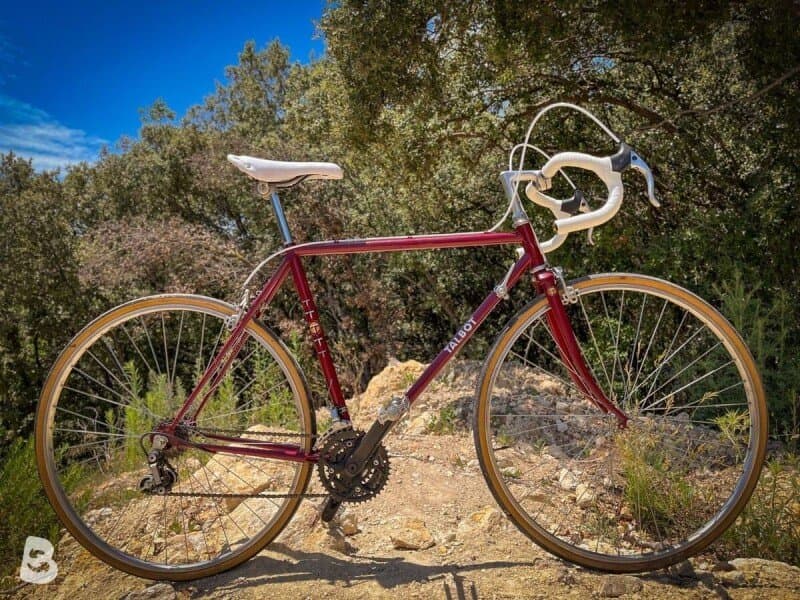 Talbot Vélo route vintage / Vintage Road Bike – Taille M – Simplex – Cadre acier 1980