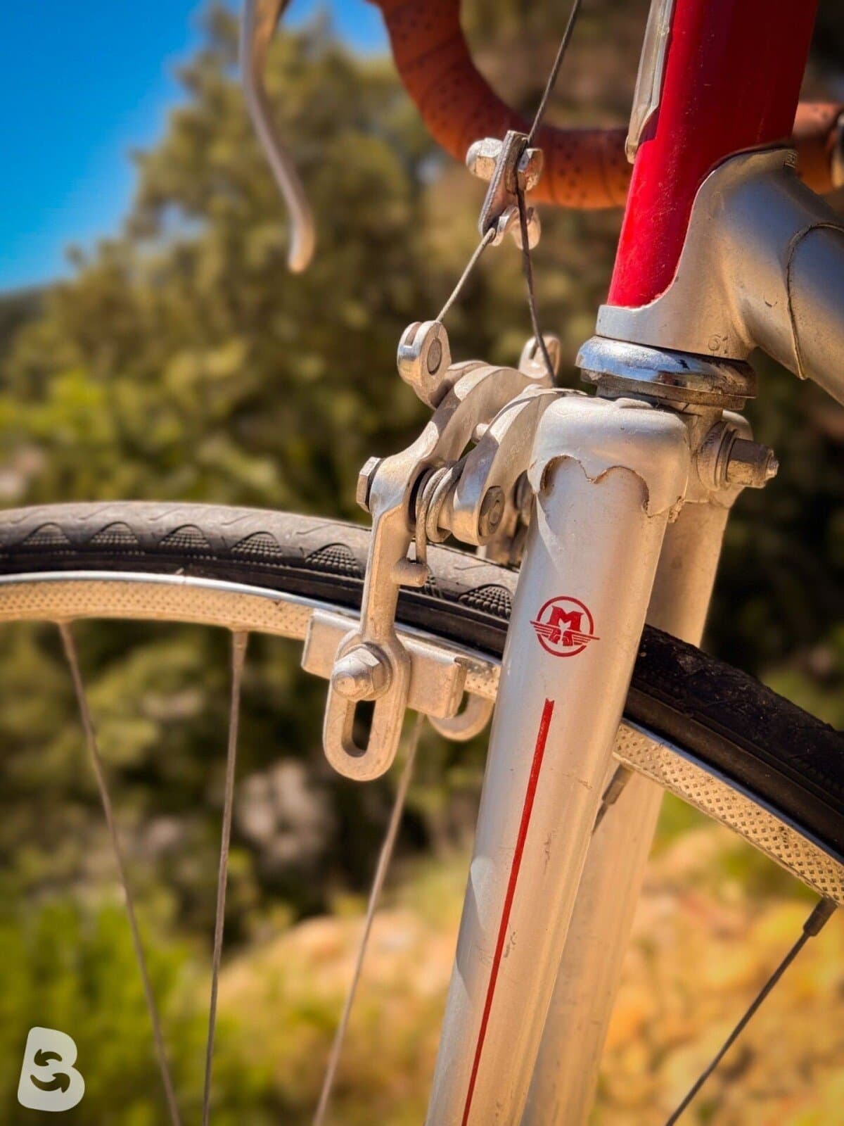Motobecane Vélo route vintage / Vintage Road Bike – Taille L – Huret – Cadre acier 1980