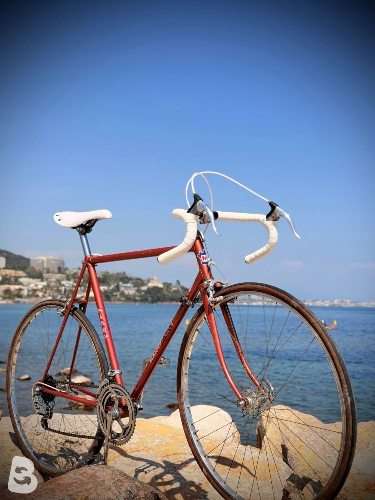 Peugeot Vélo route vintage / Vintage Road Bike – Taille L – Huret – Cadre acier 1980