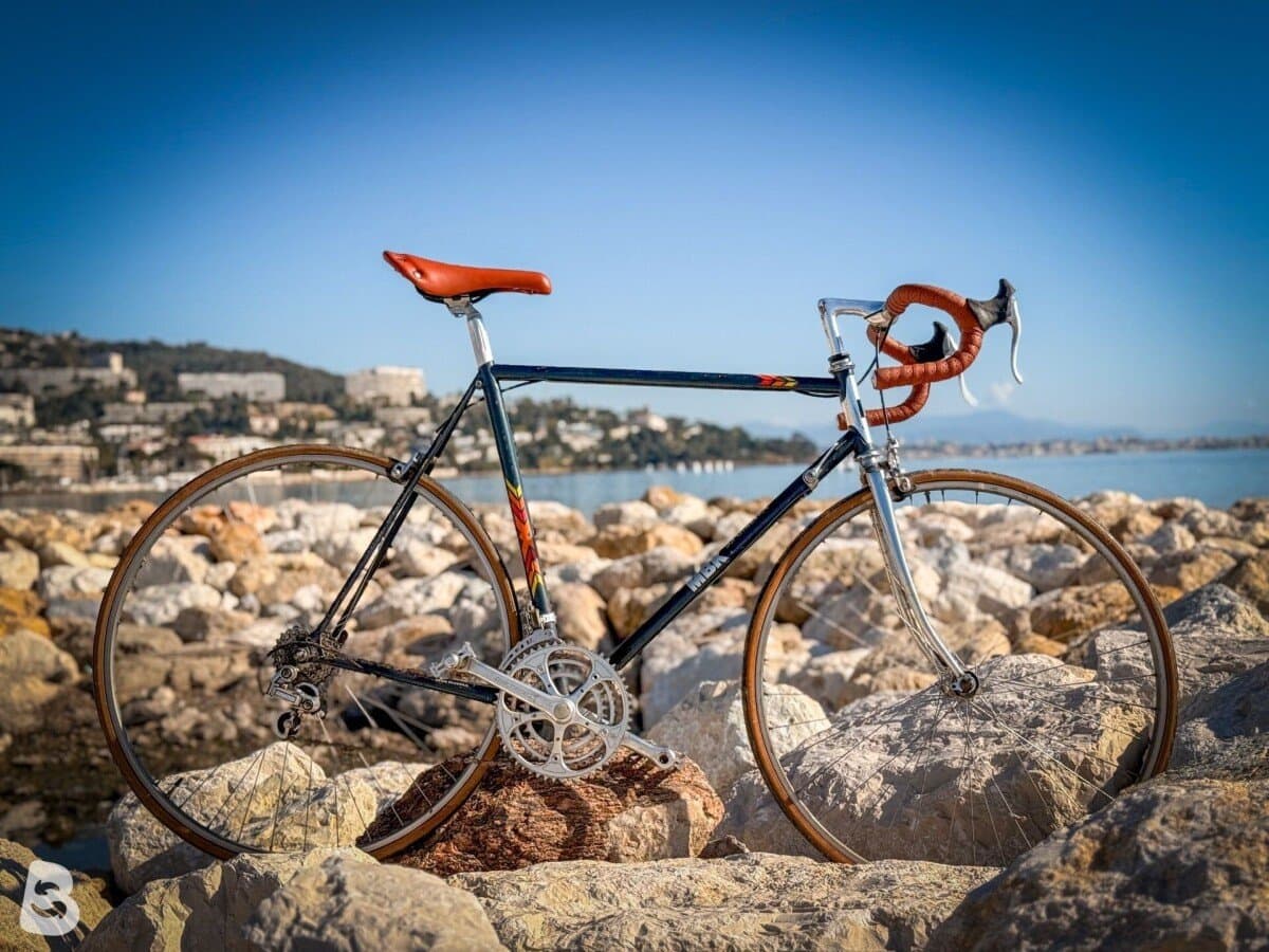 MBK Vélo route vintage / Vintage Road Bike – Taille L – Huret – Cadre acier 1980