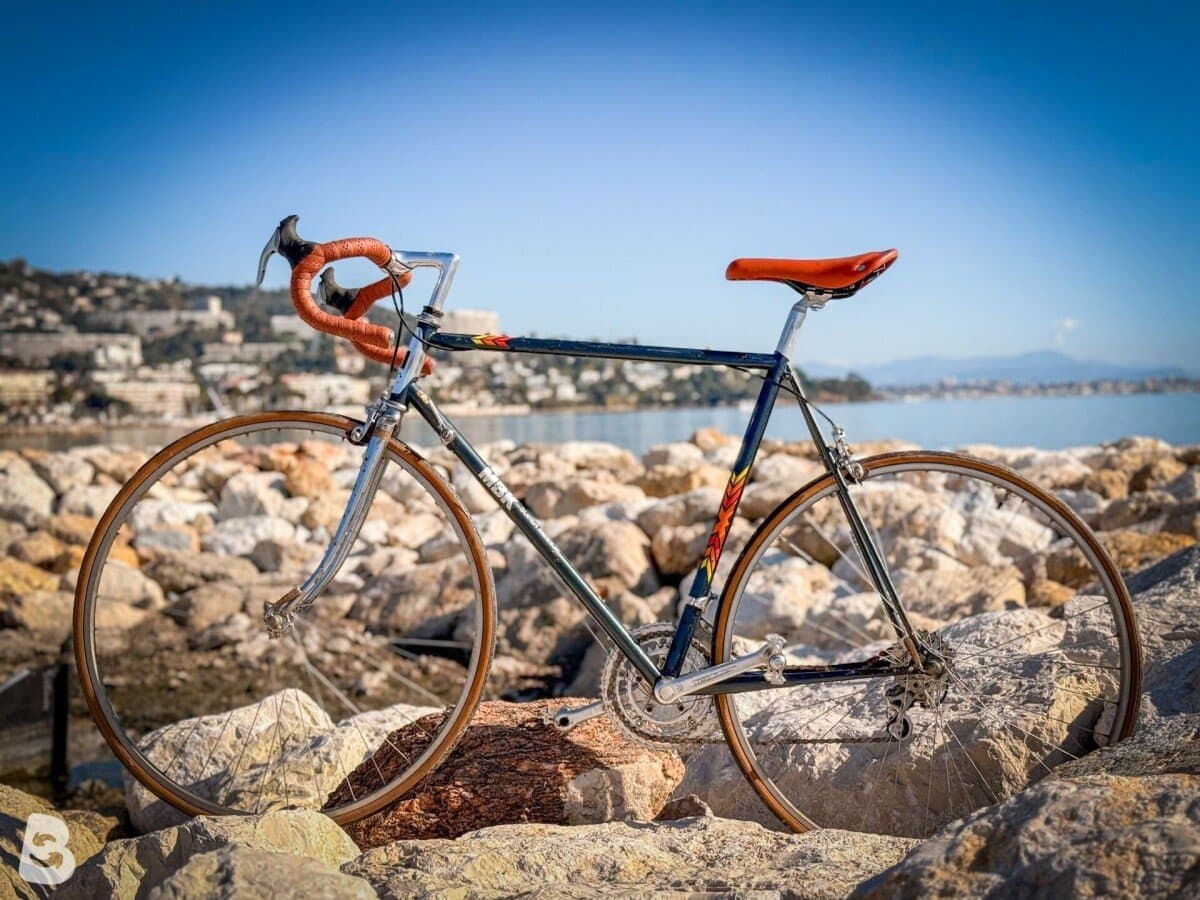 MBK Vélo route vintage / Vintage Road Bike – Taille L – Huret – Cadre acier 1980