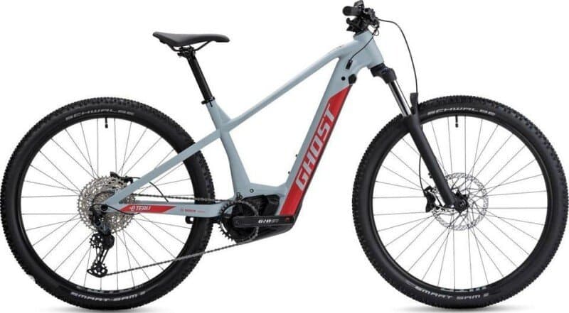 Ghost E-Teru B Advanced light grey/marzocchi red/black - matt S