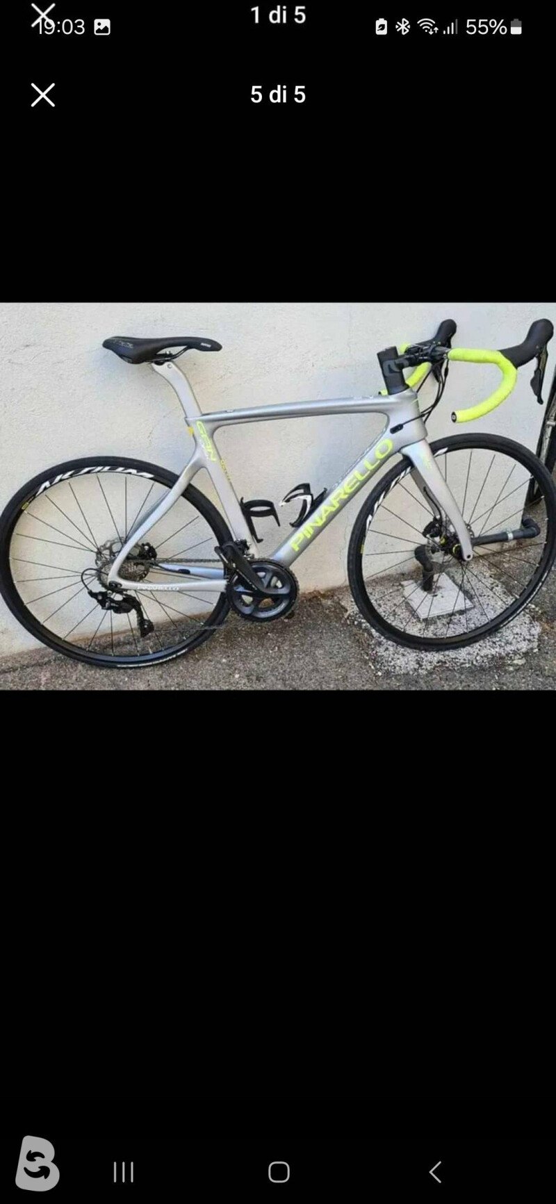 Pinarello GAN Disk Ultegra Elettico 2019